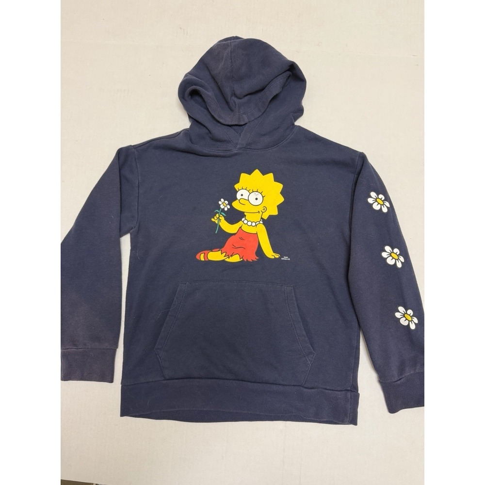 The Simpsons 'Lisa'‎ dark blue pullover ls hoodie, big kids XL sweatshirt